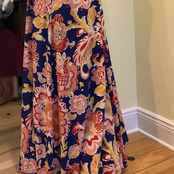 TORY BURCH NWTRARE Marcella SILK Skirt- Sz 6 - LONG-Maxi-NWT----ORIG. $425!